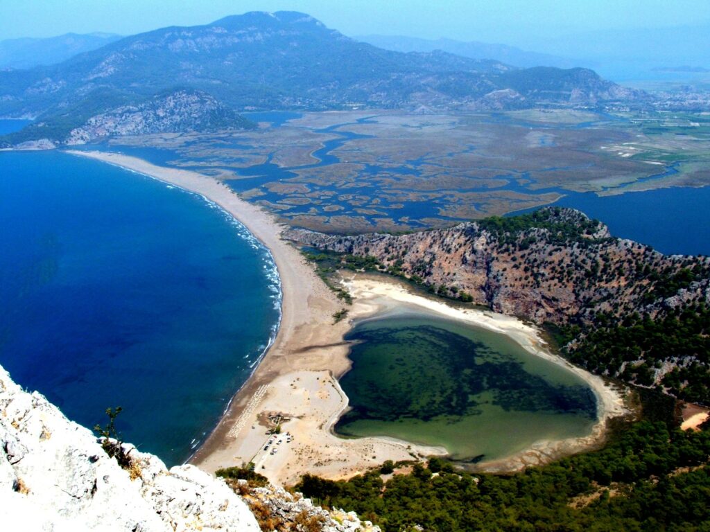 Kaunos Delta Dalyan von oben